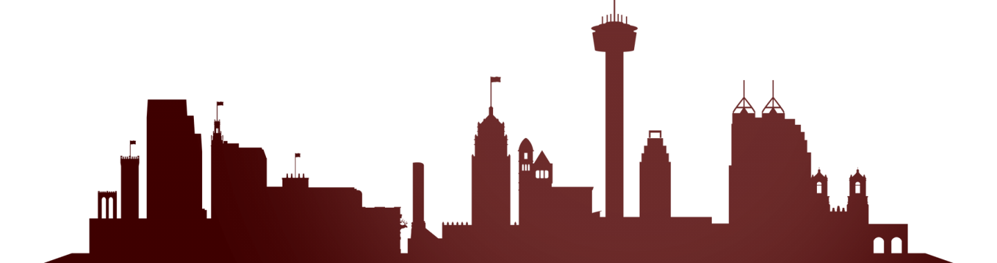 vector image of the San Antonio skyline